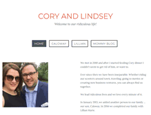 Tablet Screenshot of coryandlindsey.com